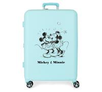 TROLLEY DA VIAGGIO MINNIE E TOPOLINO BACI DISNEY 70 CM VALIGIA IN ABS - 3739427