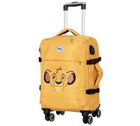 Disney Valigia da cabina 4 ruote Il Re Leone Face Giallo 20 x 40 x 55 cm 44 L