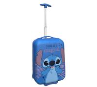 Coriex Trolley Rigido Stitch, Valigia da Viaggio Lilo e Stitch per Bambini, Bagaglio a Mano Resistente e Leggero in ABS con Manico Telescopico Regolabile e 2 Ruote 23L, 42x19,5x29 cm. Multicolor