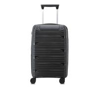 TROLLEY DELSEY securitech dune trolley cabina exp 55cm 4 dr NERO PIC NERO 392224