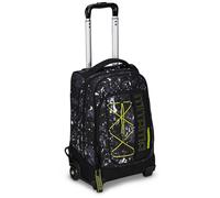 Trolley DR Scuola Mitama Cement,Con Mega Scomparto e Doppia Maniglia, Nero