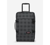 Eastpak Valigia Tranverz S - Bagaglio a mano da viaggio con lucchetto TSA, doppi scomparti e cinghie di compressione, capacità 42 L, 51 x 32.5 x 23 cm - Checker Grey