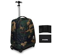 TROLLEY INVICTA FANTASY GRS + Invicta Portafoglio A Strappo, Nero, Portafogli a