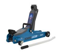 Trolley Jack 2tonne Basso Ingresso Corto Telaio - Blu - Sealey 1020LEB Nuovo