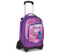 Seven Stitch Trolley Jack, Triplo Uso, Zaino Sganciabile, Doppio Scomparto, Spallacci a Scomparsa, Elastico Porta Borraccia, Scuola e Tempo Libero, bambine e ragazze, viola