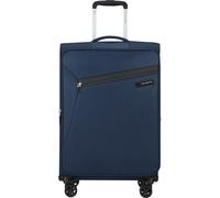 Samsonite Litebeam - Spinner M, Valigia Espandibile, Blu (Midnight Blue), Spinner 66 cm