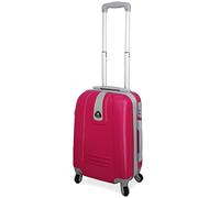 Trolley ORMI Bagaglio a Mano IDONEO RYANAIR 55x40x20 Cm. Leggero Rigido in Abs, Valigia fino a 45 Litri 10 KG con 4 Ruote (55cm, Fuxia)