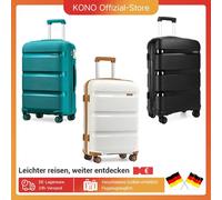 Trolley per bagaglio a mano KONO con lucchetto TSA 4 ruote doppie Custodia rigida in polipropilene alla moda