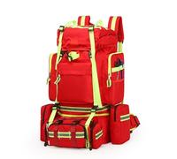 Trolley per kit di primo soccorso, impermeabile, multitasche, con 3 pacchetti di attività e lunghezza regolabile, design con strisce riflettenti notturne per professionisti e attività all'aria aperta