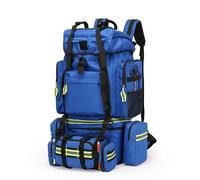 Trolley per kit di primo soccorso, impermeabile, multitasche, con 3 pacchetti di attività e lunghezza regolabile, design con strisce riflettenti notturne per professionisti e attività all'aria aperta