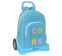 Trolley per la Scuola Benetton Spring Blu cielo 30 x 46 x 14 cm