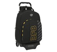 Trolley per la Scuola BlackFit8 Zone Nero 32 x 42 x 15 cm