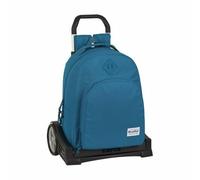 Trolley per la Scuola Evolution BlackFit8 Egeo Azzurro [32 x 42 x 15 cm]