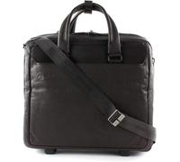 Piquadro Cartella Trolley Porta Pc Ipad 10,5 Pollici Valigia Black Square Marrone Uomo