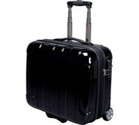 Trolley portadocumenti JSA in policarbonato 43x21x40 cm nero 45513