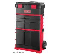 Trolley portautensili KRINO LTI con 3 moduli attrezzi e cassettiere divisibili