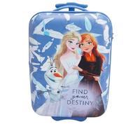 Trolley Rigido Frozen Anna Olaf, Valigia da Viaggio Disney per Bambini, Bagaglio a Mano Resistente e Leggero in ABS con Manico Telescopico Regolabile e 2 Ruote 23L, 42x19,5x29 cm, Multicolor