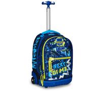 Trolley Run Scuola Mitama Octogamer,Doppio Scomparto, Blu , Scuola Elementare e