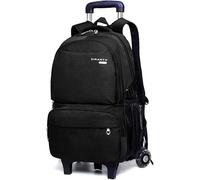 Trolley School Backpack - Borsa da Scuola A Rotelle con Ruote per Bambini Studenti Bambini Ragazzi Ragazze, A