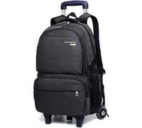 Trolley School Backpack - Borsa da Scuola A Rotelle con Ruote per Bambini Studenti Bambini Ragazzi Ragazze, B
