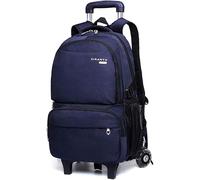 Trolley School Backpack - Borsa da Scuola A Rotelle con Ruote per Bambini Studenti Bambini Ragazzi Ragazze, C