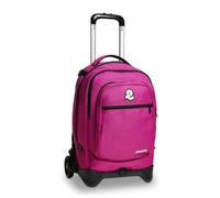 TROLLEY SCUOLA invicta plug plain ZAINO STACCABILE CON RUOTE fucsia