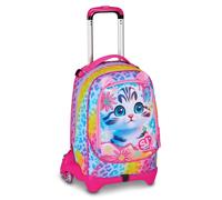 TROLLEY SCUOLA JACK 3WD+ SJ CAT&AIR ZAINO STACCABILE CON RUOTE