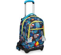 TROLLEY SCUOLA JACK 3WD+ SJ SPACE BOY ZAINO STACCABILE CON RUOTE