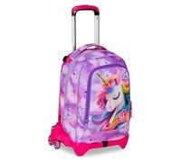 TROLLEY SCUOLA JACK 3WD+ SJ unicorno JOURNEY ZAINO STACCABILE CON RUOTE