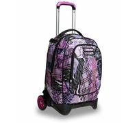 TROLLEY SCUOLA SEVEN JACK 2WD ROSEGROVE GIRL ZAINO STACCABILE CON RUOTE