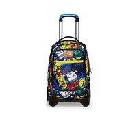 TROLLEY SEVEN COMFORT Critty Boy 34 l Poliestere Arancione, Bianco, Blu, Giallo, Nero, Verde