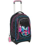 TROLLEY SEVEN NEW JACK - Nero - Zaino SGANCIABILE e LAVABILE - 35 Lt - Scuola