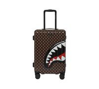 Cabin Trolley Sharks In Paris WTF Bubble Brown Check Sprayground