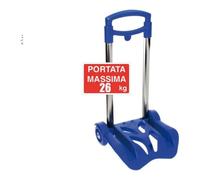 TROLLEY SKINOVER PIEGHEVOLE BLU - TINTA UNITA