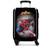 TROLLEY SPIDERMAN MARVEL NERO BAGAGLIO 4 RUOTE ABS ORIGINALE COMICS FUMETTO