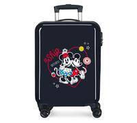 TROLLEY TOPOLINO E MINNIE DISNEY VALIGIA DA VIAGGIO CM. 55 IN ABS - 4491721