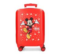 Marvel Spiderman Red Trolley cabina Nero 38x55x20 cms Rigida ABS Chiusura a combinazione numerica 34L 2,6Kgs 4 doppie ruote Bagaglio a mano
