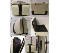 TROLLEY VALIGIA BAGAGLIO A MANO SEMIRIGIDA BEIGE YOU YOUNG COVERI
