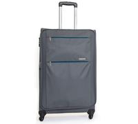 Trolley Valigia Grande Morbida in Poliestere 4 Ruote TSA Ravizzoni Acqua Grigio