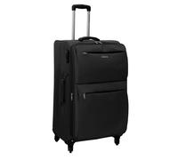 Trolley Valigia Grande Morbida in Poliestere 4 Ruote TSA Ravizzoni Singapore Nero