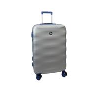 Trolley Valigia Guscio Rigido In ABS 8 Ruote bagaglio a mano piccolo e leggero Doppio Scompartimento Interno foderato Chiusura di Sicurezza con combinazione Manico teloscopico