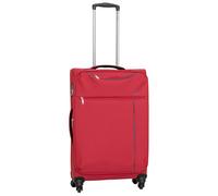 Trolley Valigia Media Morbida in Poliestere 4 Ruote TSA Ravizzoni Stella Rossa