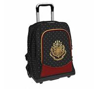 Trolley Zaino compatibile con Harry Potter per la scuola elementare Bambine + Astuccio 3 piani + set scrittura