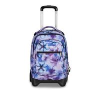 Invicta Trolley Scuola Plug Fantasy, Viola, 34 L, Doppio Scomparto, Cross-over System, Tasca attrezzata, Scomparto porta pc, Tasca portaborraccia, Scuola media e superiore, Ragazza
