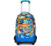 Trolley Zaino Scuola SJ Gang Sphere Boy Staccabile con Ruote 50x40x30 cm + Portachiave Cubo in Omaggio