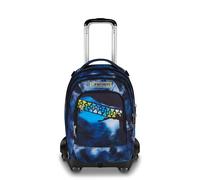 Seven Trolley Scuola Jack 8 Ruote Detach BLU FUSION, Blu, 34 L, Scomponibile, Zainetto staccabile, 4 in 1, Cross-over System, Tasche multifunzione, Scuola elementare e media, Bambini, Ragazzi
