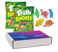 Trolli All Flavour 02 sacchetti (Dino Rex Sour) Trolli Dinorex Sour Bags 150g con confezione regalo VIMIX