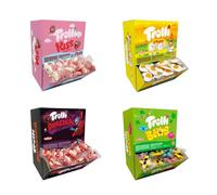 Trolli Box Misto Caramelle Gommose 4 Gusti - Dracula, Blob, Kiss, Fried Eggs - 4 Box da 200 Pezzi - Tot 5,2 kg