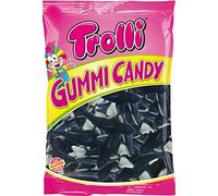 Trolli Gummi Candy, Caramelle Gommose a Forma di Orca, Gusto Liquirizia, Busta da 1000 Gr, Senza Glutine, Idea Regalo per Compleanni e Feste