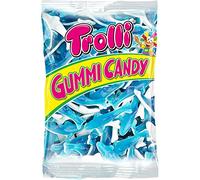 Trolli Haifische, XL Blue Jelly Sharks - 2 sacchetti da 1 kg | caramelle gommose tedesche (import)